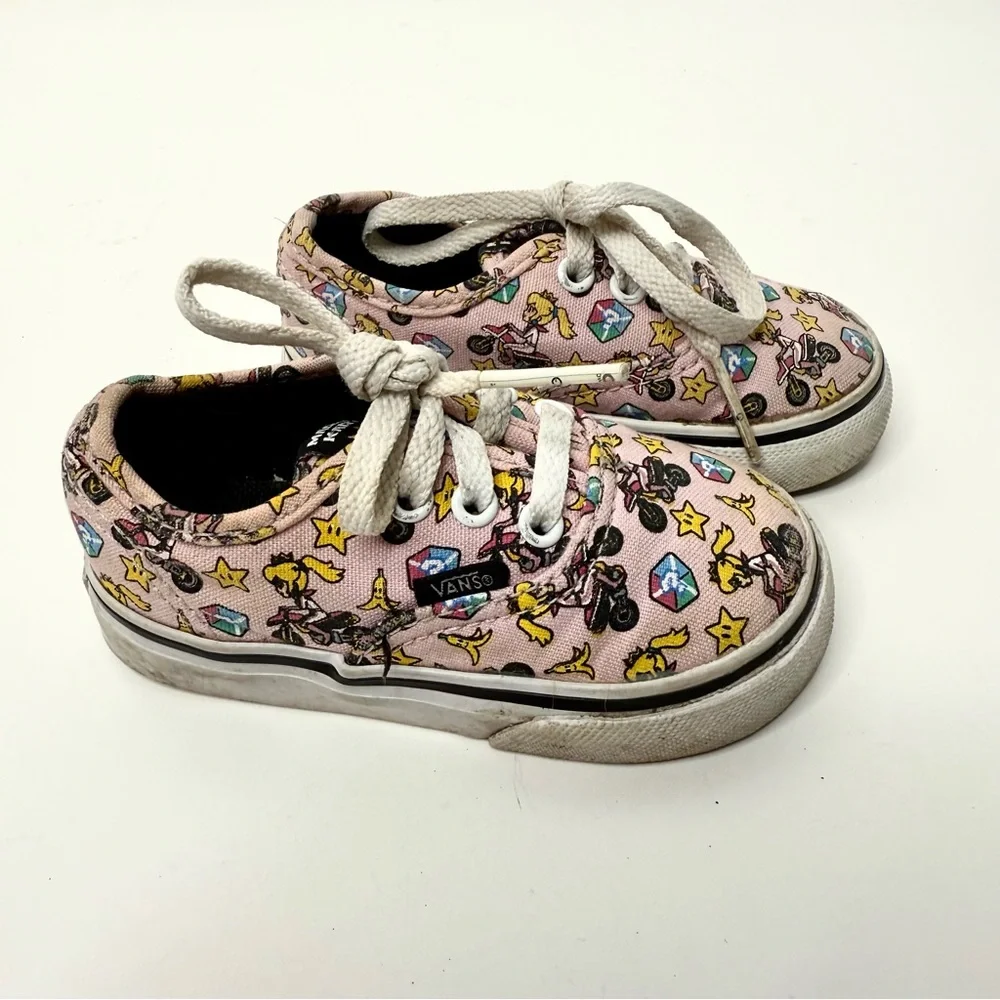 5 Pairs of Toddler Shoes. Size 5. Vans, Stride Rite, Skechers